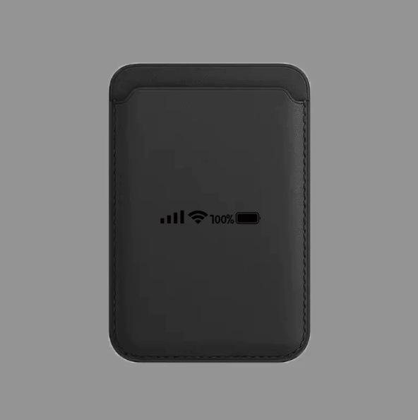 Магнитный кожаный держатель для карт для телефонов Apple MagSafe - Удобный и стильный