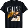 1pc C-Celine Dion Metal Funny Large Printed Cotton T shirt Unisex Men Women Kids Streetwear Casual Vacation Short Sleeve Tops