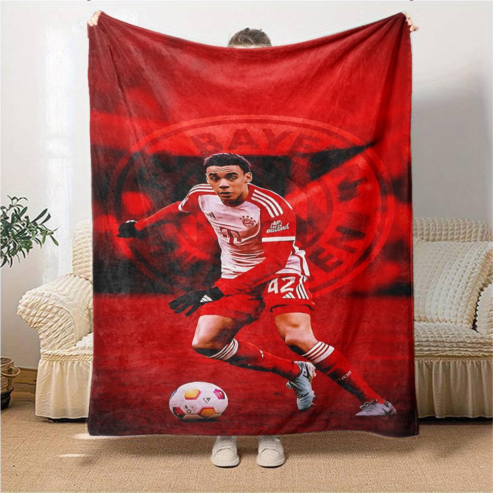 Bayern Munich Jersey Blankets Flannel Printed Breathable Warm Throw Blanket for Home Office Bedspreads 0708a121