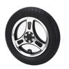 10x2 Inch Rear Wheel with Aluminum Alloy Hub 6 Holes Low Noise Inflatable Caster Tire for Hand