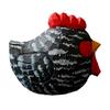 Резные по дереву украшения Ручная работа из массива дерева Фигурки кур Милые настольные украшения Сельские животные Декор для загородного дома Подарок