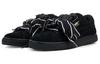 Women's Sneakers PUMA Suede Heart Satin New Authentic Black Women's