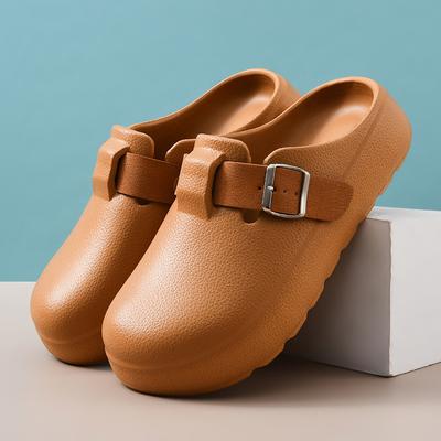 Женская летняя одежда для работы, сумка для поездок, домашние тапочки, нескользящая мягкая подошва, шлепанцы с пряжкой