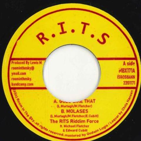 Пластинка 7 дюймов RITS RIDDIM FORCE - Goes Like That Molases MBX171 Room In The Sky 2022 UK Регги Ска Даб