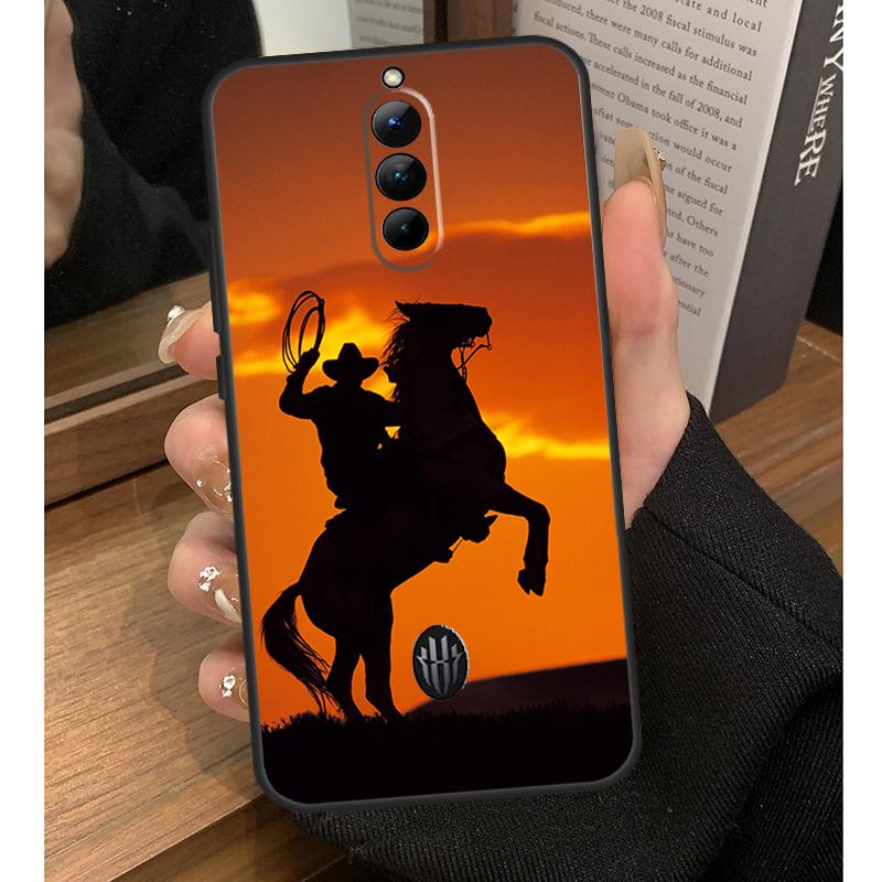 Rodeo Cowboy Lasso Horses Case For Nubia Red Magic 10 Pro Plus 6 7 Pro 6S 7S 5G 6R RedMagic 9S 8S 8 9 Pro Plus Coque