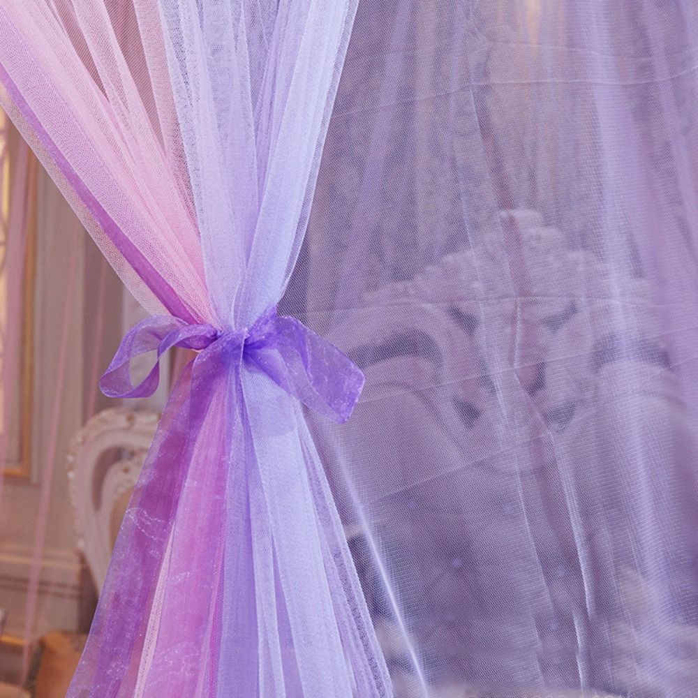Luxury Elegant Queen Size Mesh Lace Princess Bedding Article Mosquito Net Bed Canopy Bed Tent
