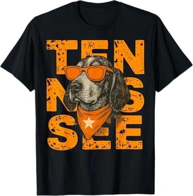 Vintage Tennessee Dog Shirt, Retro Tennessee Graphic Tee
