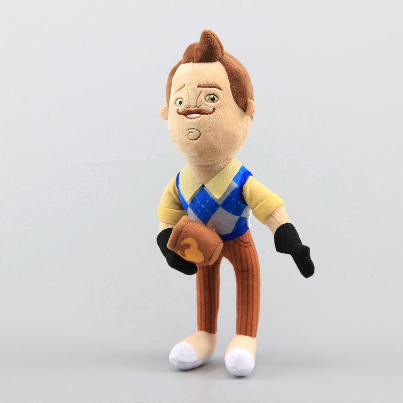 Neighbor Hello 5 Flashlight Butcher Neighbor Plush Figure Toy Doll Stuffed