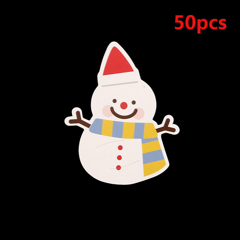 Множество стилей на выбор Праздничная мультяшная леденцовая декорация Бумажная карточка