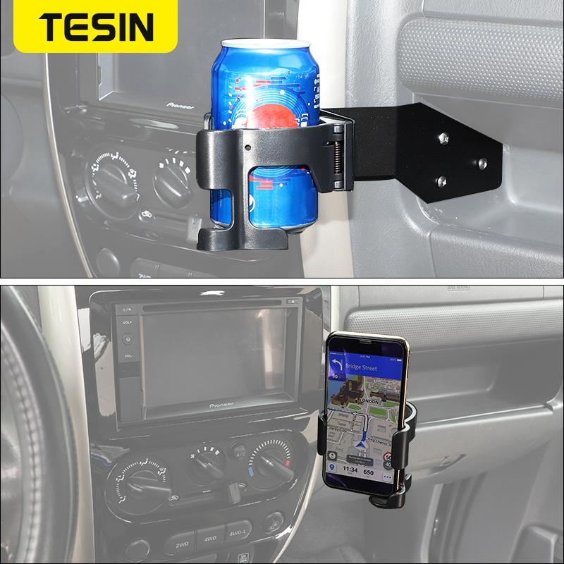 Автомобильное крепление TESIN, держатель для телефона, многофункциональная подставка для чашки с водой, подставка для напитков, кронштейн, держатель для Suzuki Jimny 2007-2017, интерьер