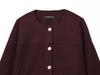  European and American style, new women's clothing, fashionable gold button soft jacket 3046083