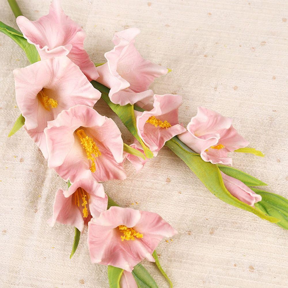Искусственные ветки гладиолуса с эффектом реального прикосновения, Цветочное искусство, Искусственные цветы, Декор для праздничной вечеринки