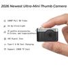 S3 Mini Камера HD для большого пальца: Портативный, креативный кулон для студентов