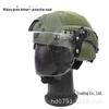 Kids' Tactical PUBG Helmet with MICH2000 Rail and Protective Mask for Outdoor Play
