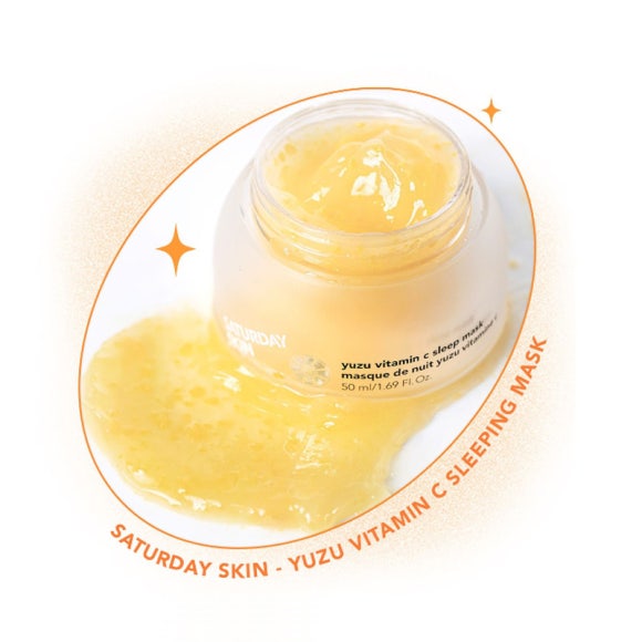 Saturday Skin Yuzu Vitamin C Bright Toner&Sleep Mask Cream SET (3 варианта)