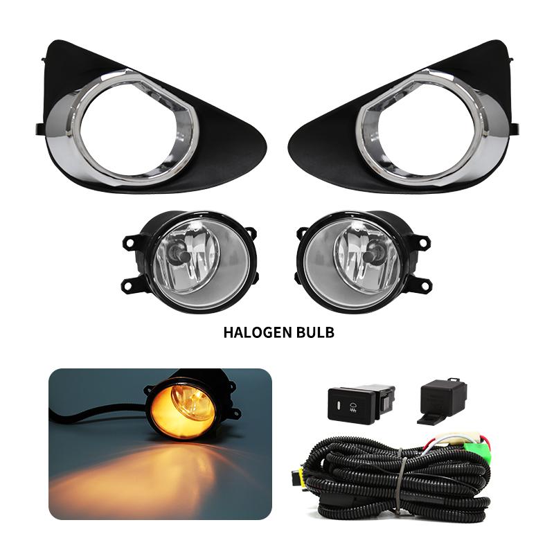 Светодиодные противотуманные фары дневного света для Toyota Yaris Hatchback DRL 2012 2013 2014 белые желтые водонепроницаемые провода реле