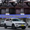 Автомобильные подушечки для ног для Volkswagen VW Tiguan 2017-автомобильные аксессуары для салона, изготовленные на заказ автомобильные коврики, автомобильный ковер