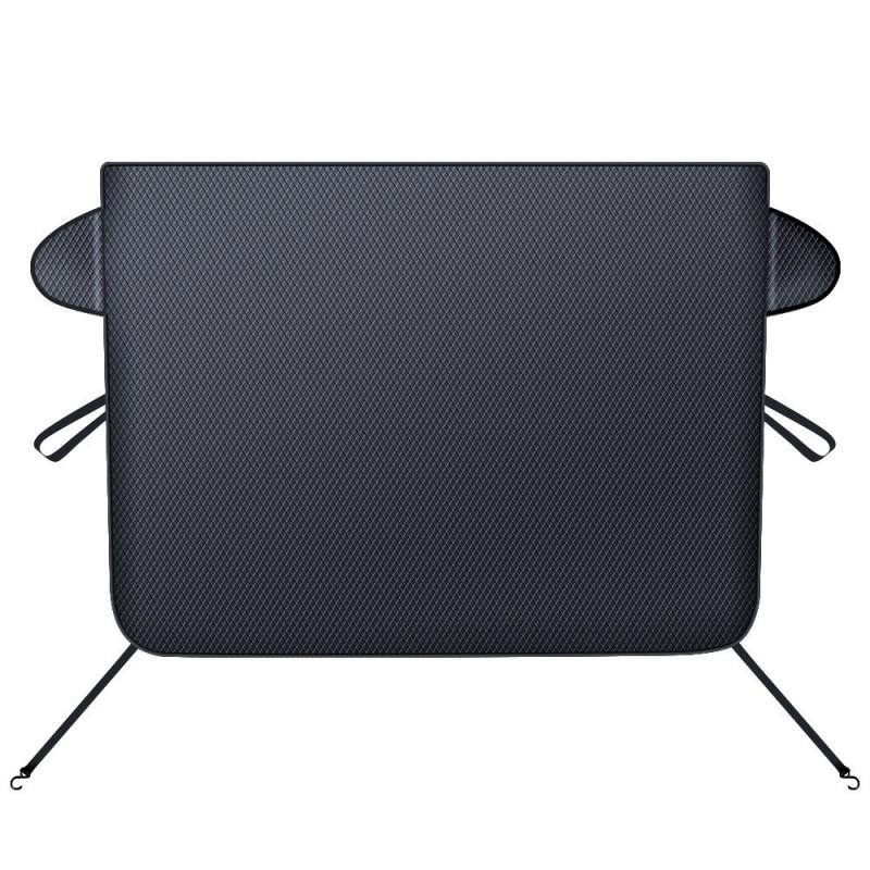Heavy Duty Car Windshield Snow Cover Winter Frost Protection Universal Fit Oxford Fabric With Hook Installation
