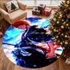 BLEACH Pattern Round Rug, Indoor/Outdoor Mat, for Picnic, Gameroom, Bedroom, Office, Living Room, Home Decor Carpet, Birthday Gift