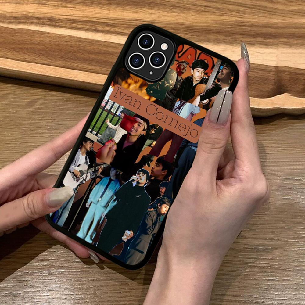 Чехол для телефона I-Ivan C-Cornejo Singer Силиконовый PC+TPU Для Для IPhone 11 12 13 14 15 16 Plus Pro Max Чехол