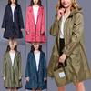 Women Fashion Raincoats Outdoor Waterproof Jacket Unisex Casual Rain Jacket Long Coat