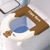 Universal Toilet Seat Cushion Reusable Closestool Mat Washable EVA Toilet Seat Cover  Bathroom