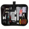 26PCS Professional Guitar Repair Tools Kit,Includes Wire Plier,String Organizer,Fingerboard Protector,Hex Wrenches,Files, String Action Ruler, Spanner