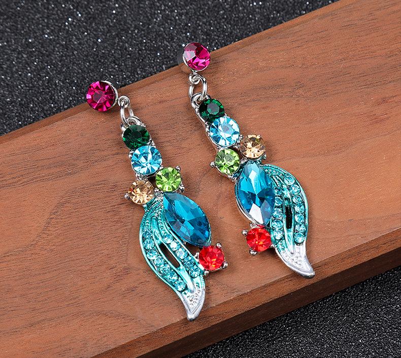 Преувеличенный ретро набор ожерелий с масляной живописью: Европейский и американский дизайн Ключичная цепочка Аксессуар для свитера