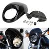 Black Fairing Windshield 5.9" Headlight Opening Mark for 883 XL 1200
