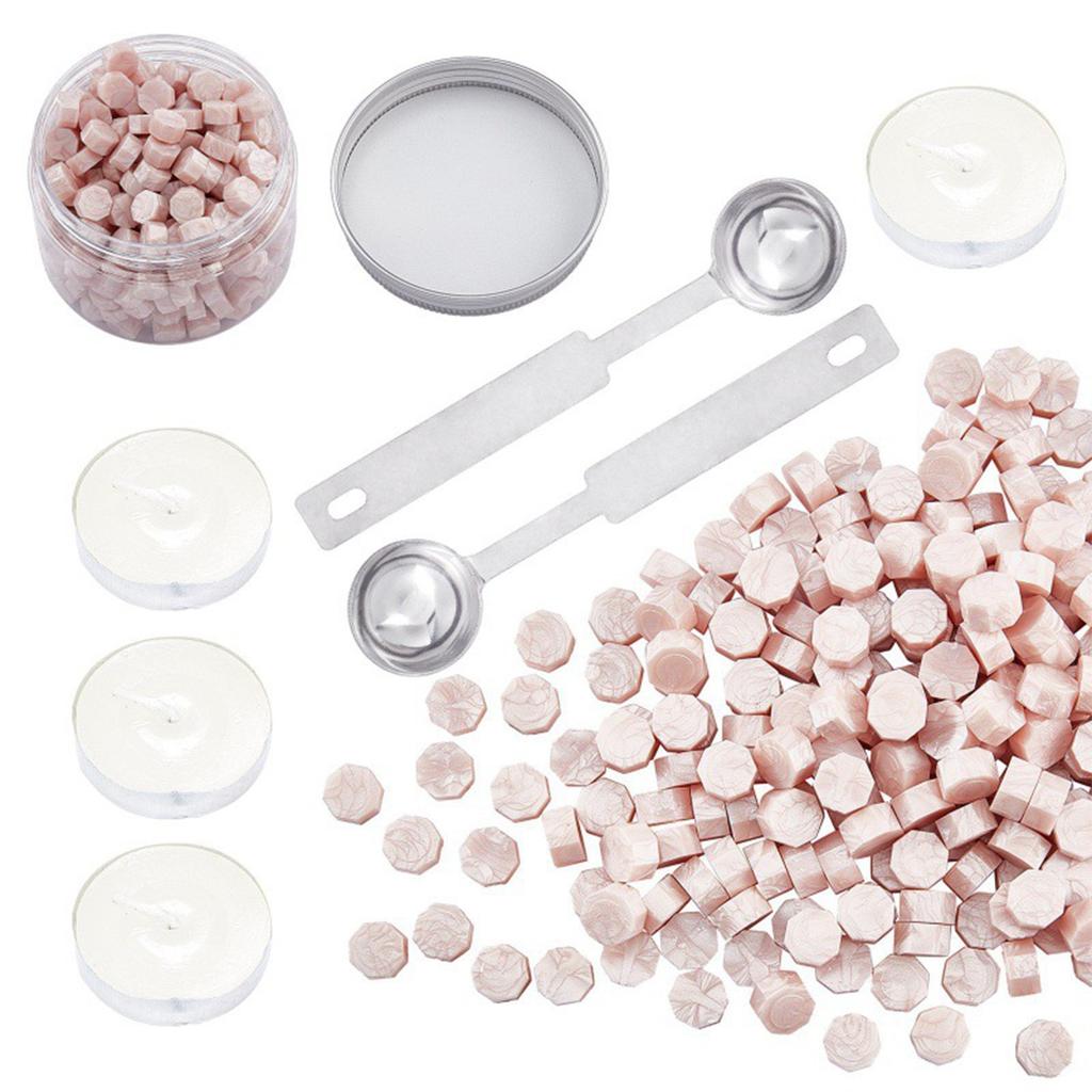 100 шт. Винтажная восковая печать для марок, ретро-печать с бисером, запечатывание макарон, золотая свадьба, день рождения, восковой лак для печатей, лак