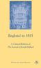 Книга England In 1815 : A Critical Edition of The Journal of Joseph Ballard