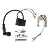 Magneto Stator Spark Plug Ignition Coil CDI Kit Metal Rubber for 49cc?80cc Motorized Bicycle Bike