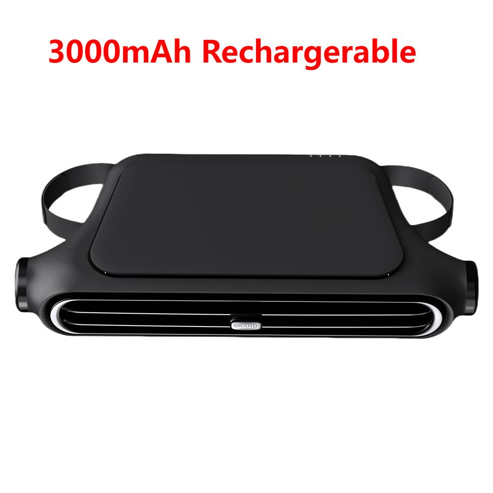 Car Headrest Cooling Fan 3 Speeds Adjustable Electric Car Air Cooling Fan 5V/2A Car Rear Backrest Fan Car Interior Accessories