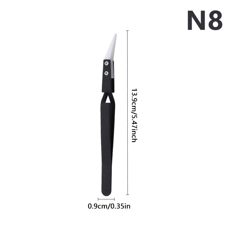 Инструмент для формирования ногтей из нержавеющей стали Пинцет Зажимы для наращивания ногтей Для наращивания ногтей Нейл-арт Маникюр