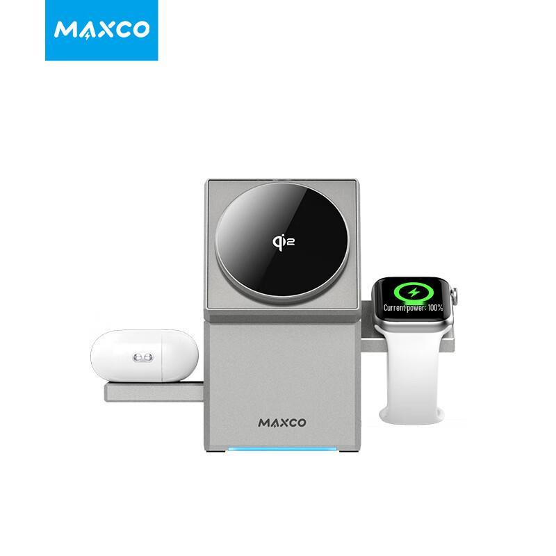Беспроводная зарядная станция RecciMAXCO MW11 Qi2 MagSafe 3-в-1