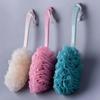 Long Handle Hanging Mesh Back Body Bath Shower Scrubber Brush Sponge for Bathroom Shower Brush Exfoliating Scrubber Soft Shower