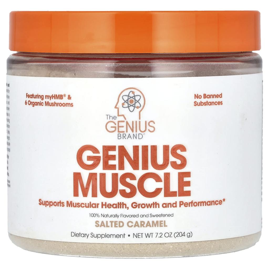 Genius Muscle, Соленая карамель, 204 г(7.2 унции)
