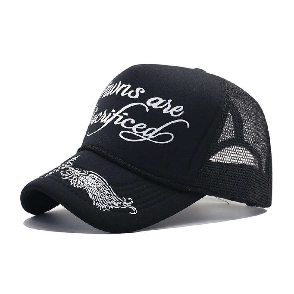 Cotton Baseball Hats Adjustable Dad Hat Trendy Sun Protection Cap Outdoor Sports