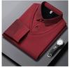 Мужская высококачественная поло с длинным рукавом в полоску, стиль business casual, для весны и осени