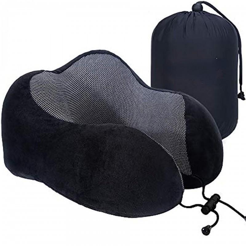 Memory Foam Travel Pillow U-Shaped Neck Support Airplane Car Office Hotel Portable Comfort