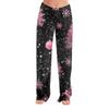 Женская повседневная мода Женские спортивные домашние рождественские пижамные брюки Длинные брюки