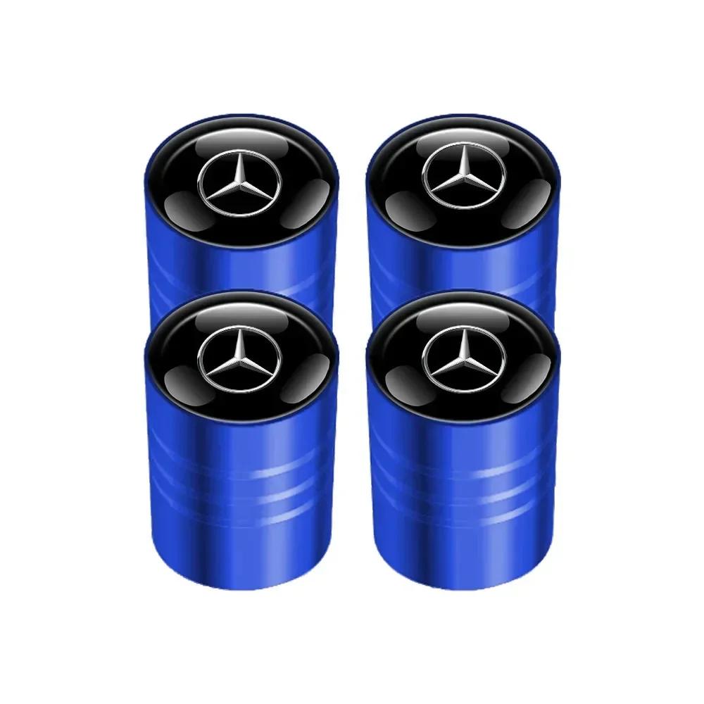Автонаклейка 2025 Горячая Для Mercedes Benz 4шт Колпачки Клапанов Колес Автомобиля Колпачки Воздушных Штоков Для Mercedes Benz W203 W204 W205 W 206 W21