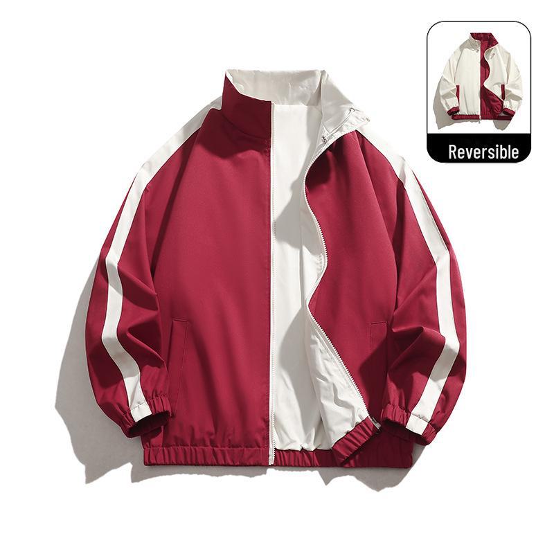 Мужская повседневная куртка с воротником-стойкой, осень 2024 г.