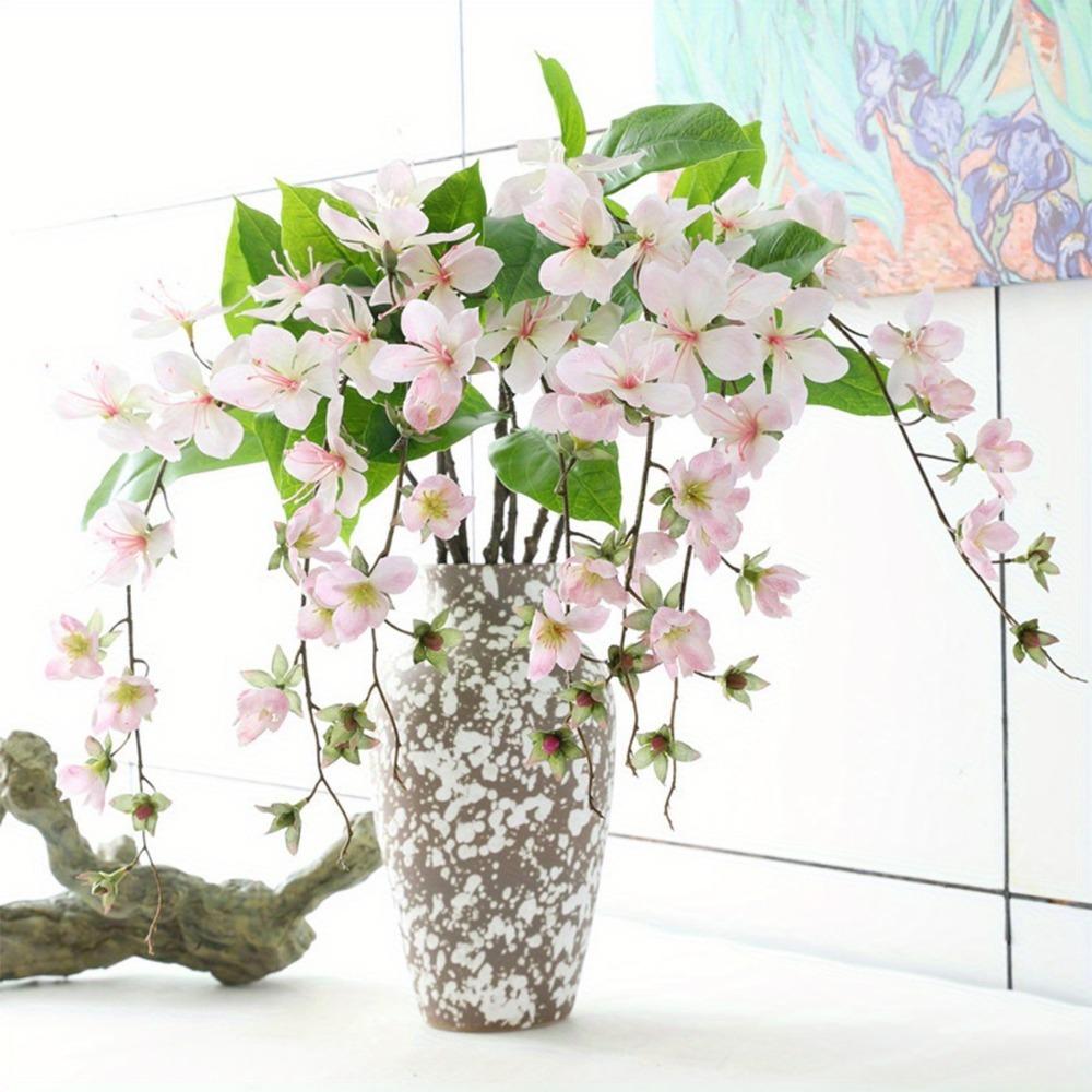 3 Pcs Artificial Jasmine Artificial Hanging Flowers Balcony Artificial Flowers Like Real for Wedding Floral Party Decor Home Accessories Spring Decor