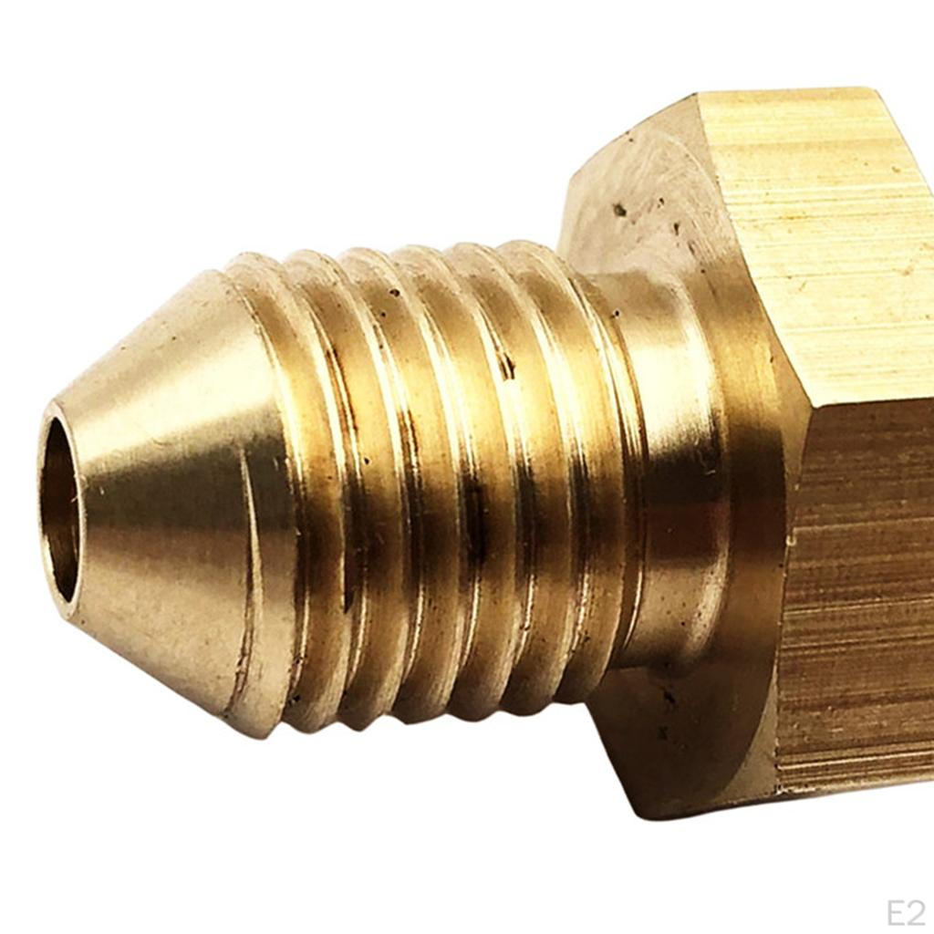 1/2 20 UNF to AN4 Straight Brass Plugs with Fuel / Water Boat Gas Oil