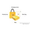 Fendi Дизайн с возможностью двустороннего использования Золотые акценты Металлические детали Хлопковая сумка-тоут Сумка для покупок Сумка через плечо Маленькие женские сумки-тоут синий 8BH424-AUT4-F1SXQ