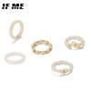5шт милые цветочные кольца на палец для женщин и девочек ювелирные изделия