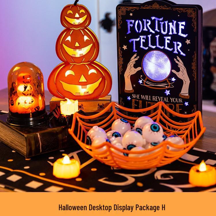 Светящийся тыквенный фонарь на Хэллоуин Набор для украшения вечеринки