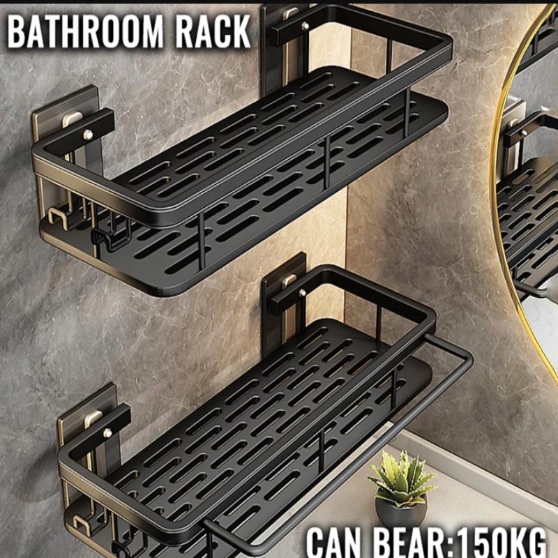 Bathroom Organizer Rack Punch-free Wall Mounted Triangle Storage Rack Corner Shelf Wall Soap Holder