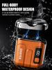 mens electric shaver rechargeable waterproof mini portable beards  razor wet/dry